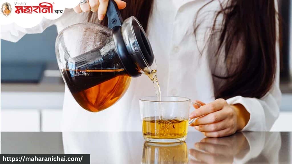Steeping Tea-Maharani Chai
